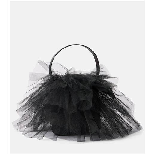 Simone Rocha borsa a spalla frilly tutu mini in tulle