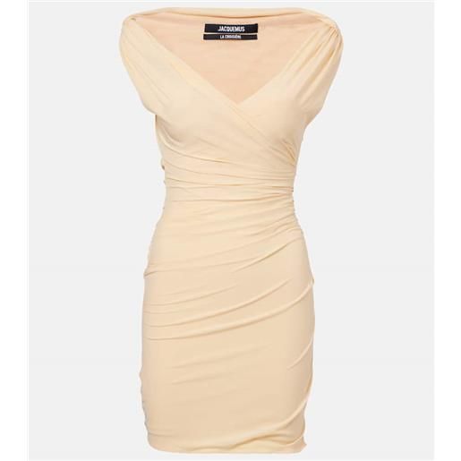 Jacquemus abito corto rita con volant