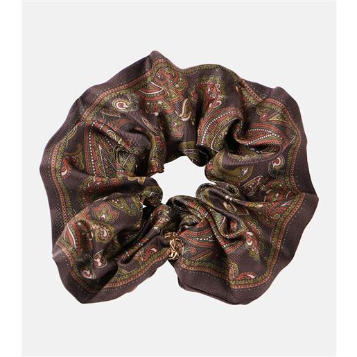 Saint Laurent elastico per capelli in seta