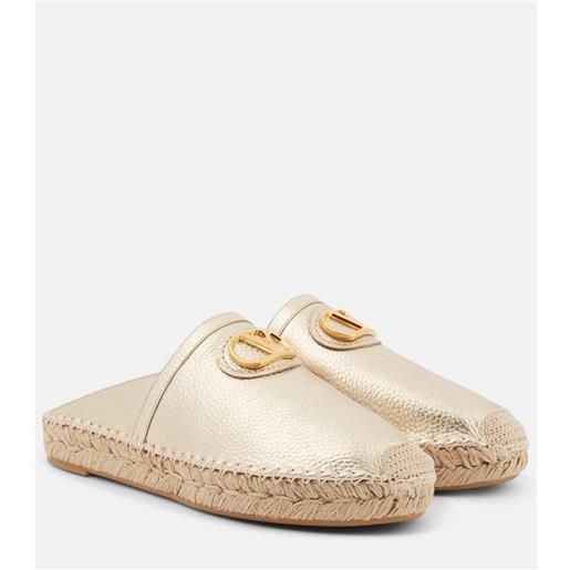 Valentino Garavani espadrillas vlogo signature in pelle