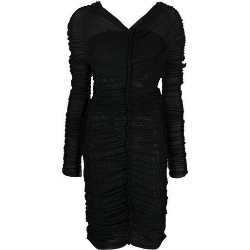 ESTER MANAS abito con spalle scoperte - nero