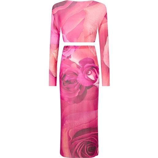 Roberto Cavalli gonna con stampa rosa