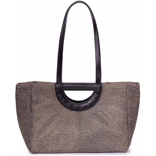BORBONESE borsa bouche medium - 91010044i15x11 - naturale