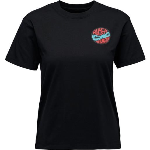 BLACK DIAMOND rope badge tee donna