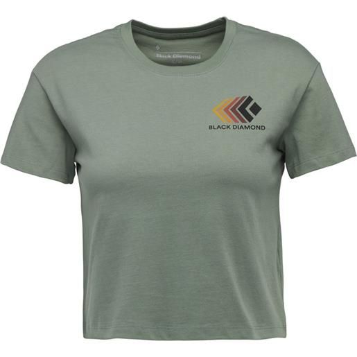 BLACK DIAMOND faded crop tee donna