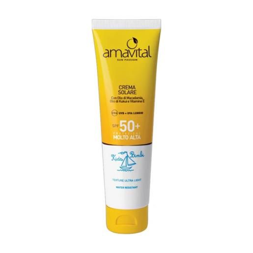 OFICINE CLEMAN amavital crema solare bimbi spf 50+ 100 ml - protezione alta e sicura