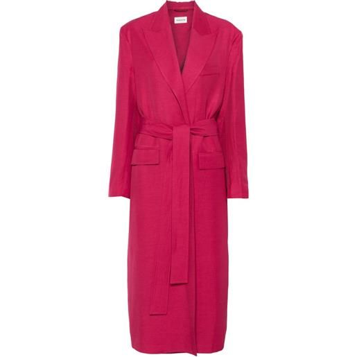 P.A.R.O.S.H. trench con cintura - rosa