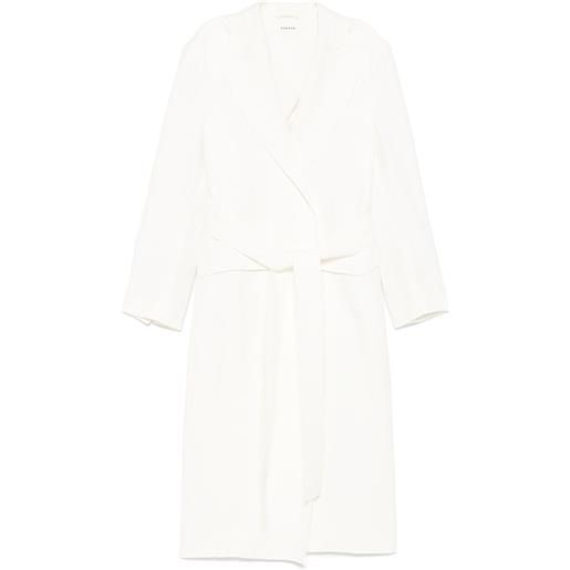 P.A.R.O.S.H. trench con cintura - bianco