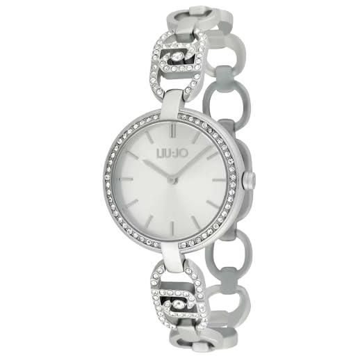Liu Jo identity glare tlj2349 orologio da donna in acciaio con cinturino a bracciale ricoperto di cristalli