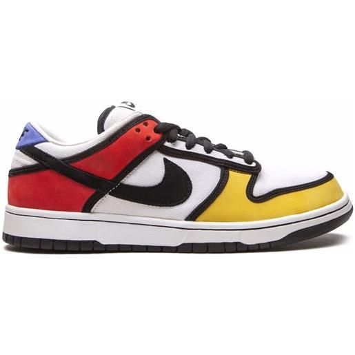 Nike sneakers dunk pro sb piet mondrian - bianco