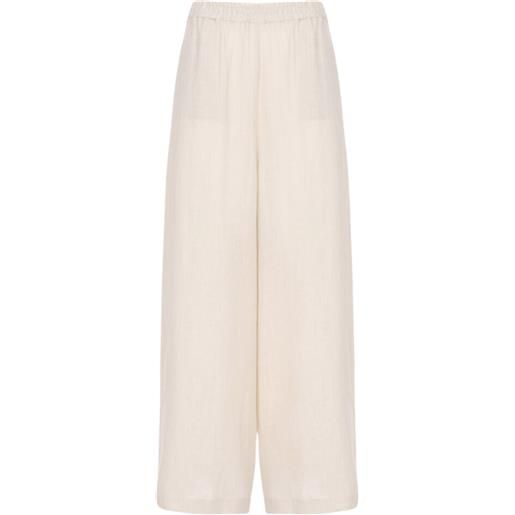 SoAllure pantalone maxi palazzo in lino