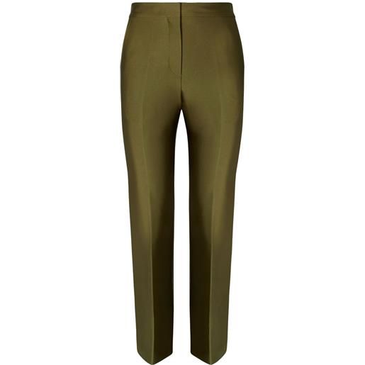 Tory Burch pantaloni in twill - verde