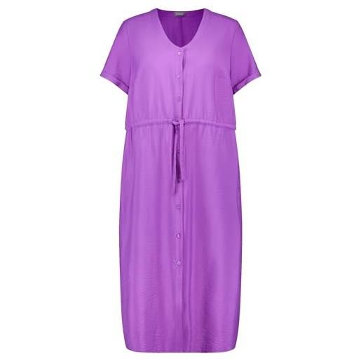 Samoon kleid gewebe vestito, prugna morbida, 62 it donna
