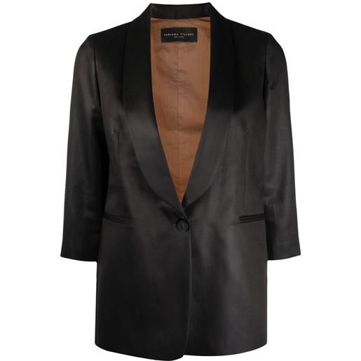 Fabiana Filippi blazer monopetto - nero