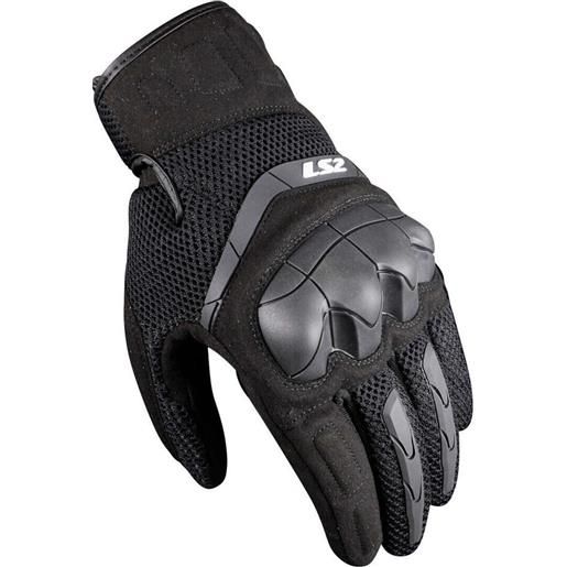 LS2 guanti moto estivi ls2 kubra nero
