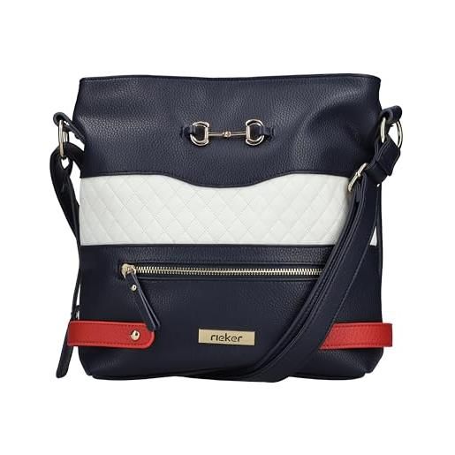 Rieker h1517, tracolla donna, blu