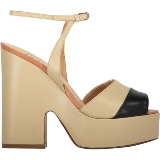 Francesco Russo sandali in pelle 120mm - toni neutri