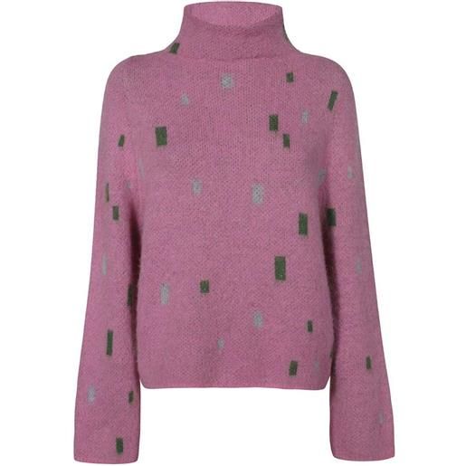 Emporio Armani maglione a collo alto - rosa