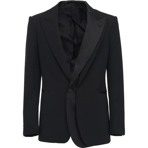 Alexander McQueen blazer con effetto trompe l'oeil - nero
