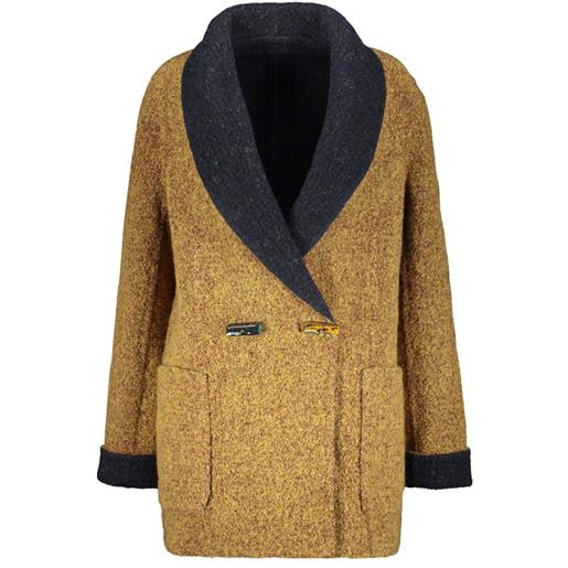 Missoni cappotto reversibile - giallo