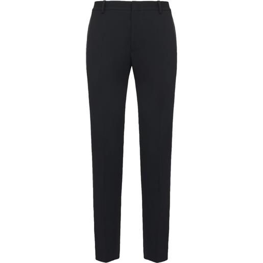 Alexander McQueen pantaloni affusolati sartoriali - nero