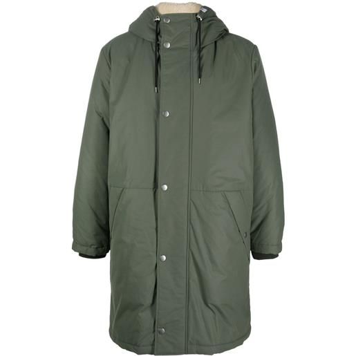 A.P.C. parka con cappuccio - verde