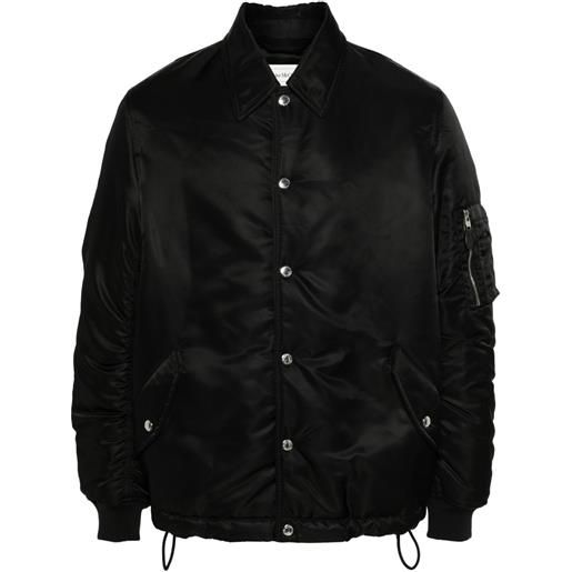 Alexander McQueen bomber imbottito - nero