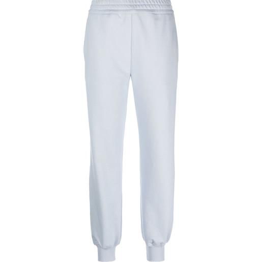 Alexander McQueen pantaloni sportivi con stampa - blu