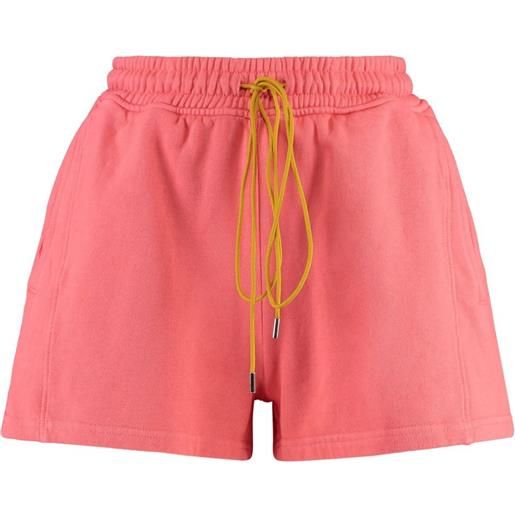 RHUDE shorts in jersey - rosa