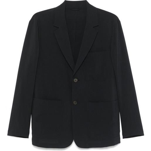 Emporio Armani blazer a righe - blu