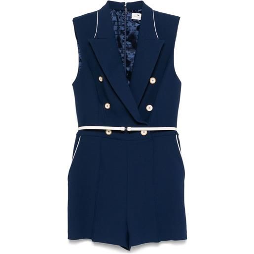 Elisabetta Franchi tuta intera doppiopetto in crêpe - dn9