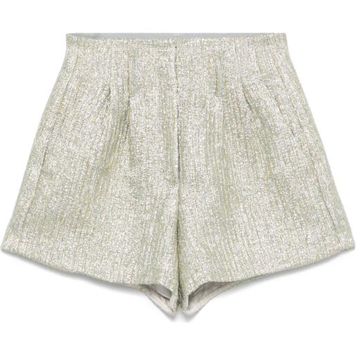 Forte Forte shorts lamé - oro