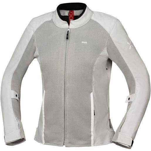 Ixs giacca moto donna estiva Ixs oxy-air grigio chiaro