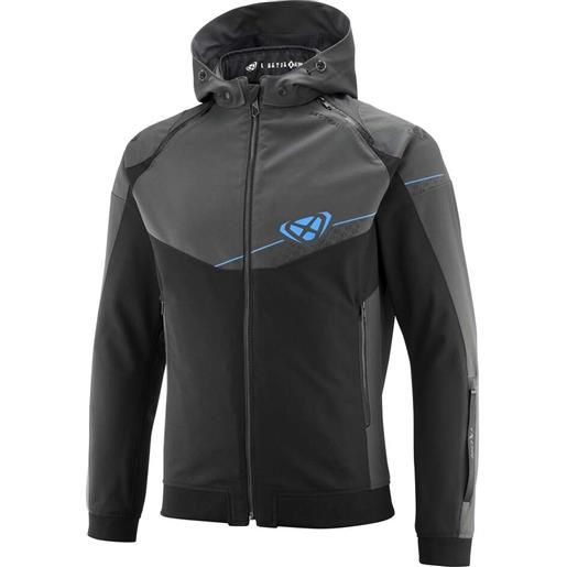 Ixon giubbotto moto Ixon section nero antracite blu