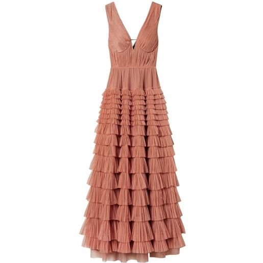 TWINSET abito in tulle - arancione