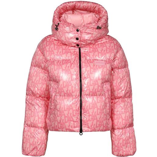Duvetica giacca con stampa monogramma - rosa