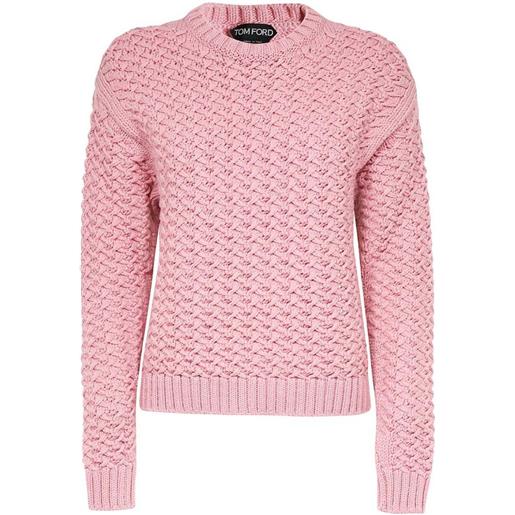 TOM FORD maglione all'uncinetto - rosa