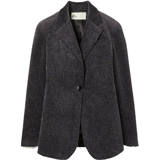Tory Burch blazer a coste - grigio