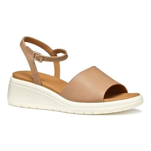 Sandali Con Zeppa Geox D Dandra B - Donna, In Sintetico, Comodi E Traspiranti - Foto 10