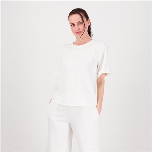 Bianca Della Torre blusa in felpa di cotone con linea svasata