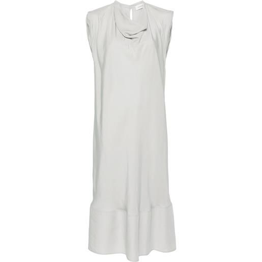 LEMAIRE abito midi smanicato - grigio