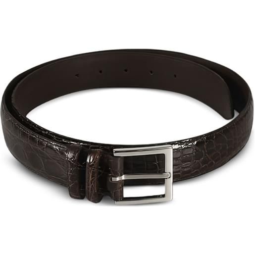 Orciani cintura in pelle - marrone