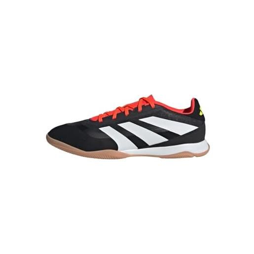 adidas unisex league indoor football boots, core black/cloud white/solar red, 45 1/3 eu