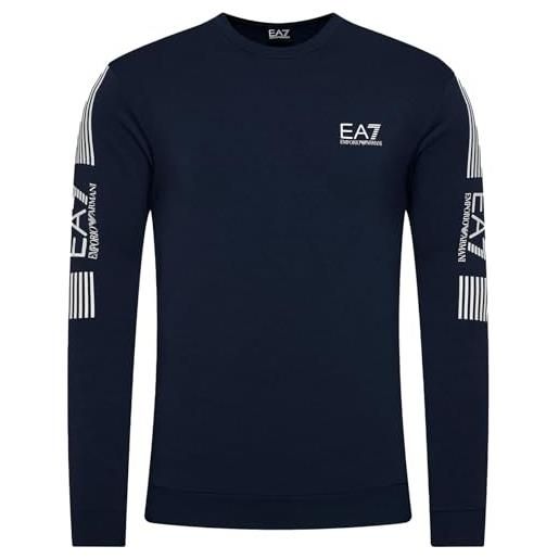Emporio Armani felpa sweatshirt uomo ea7 6kpm55 pj9fz (blu scuro, m)