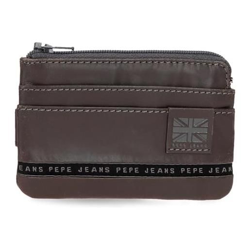 Portafoglio Pepe Jeans Bera In Pelle Sintetica, Nero, 19,5x10x2 Cm, 13 Scomparti Per Carte, RFID, Chiusura A Zip, Sistema Antiscansione