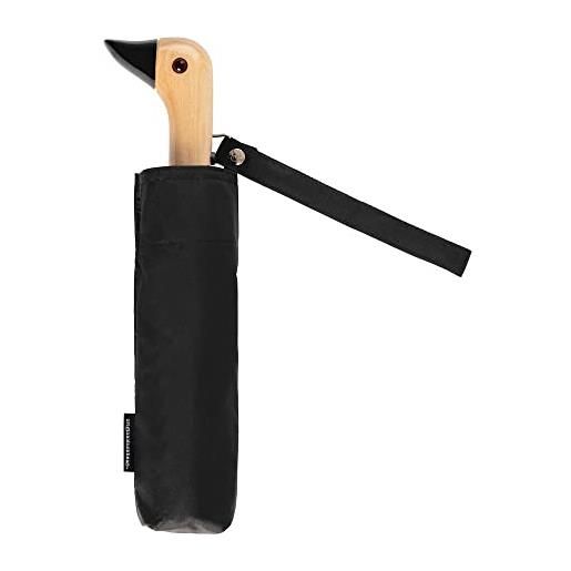 Original Duckhead duckhead ombrello gomma nero compatto 35x7x4cm