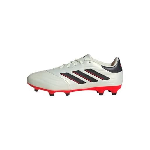 adidas unisex - adulto copa pure ii league firm ground boots, ivory / core black / solar red, 38 eu