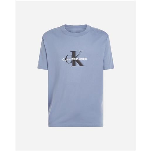 Calvin Klein Jeans monologo shift m - t-shirt - uomo - blu