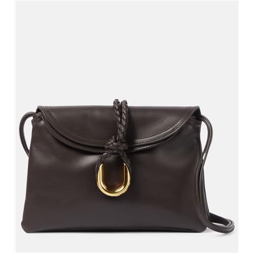 Bottega Veneta borsa a tracolla liberta mini in pelle