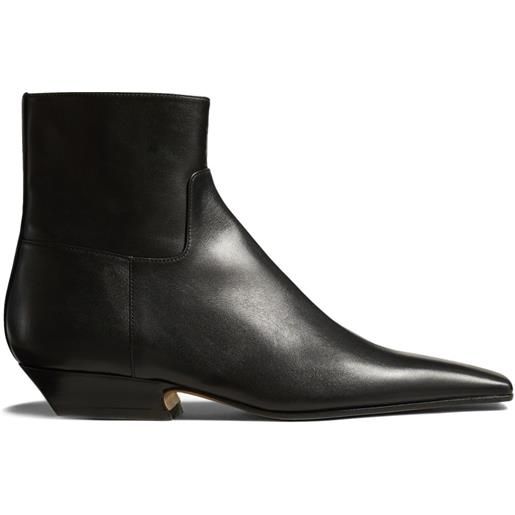 KHAITE stivaletti the marfa in pelle - nero